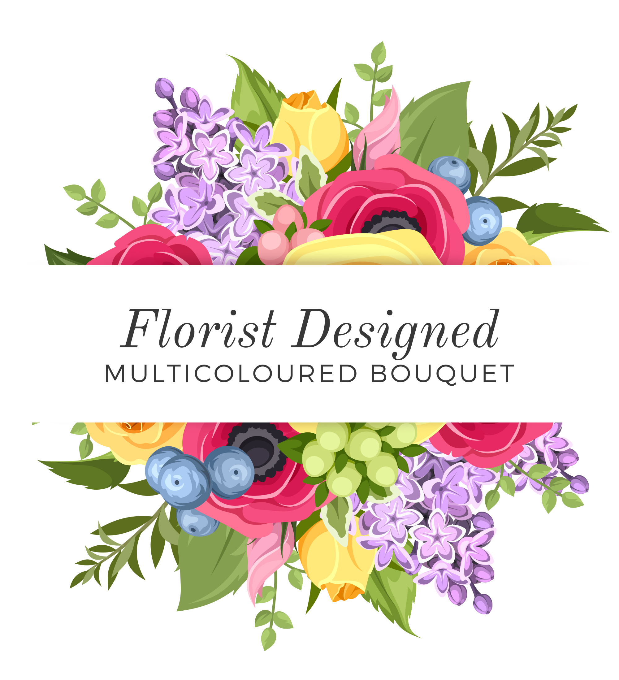 Florist Designed MultiColour Prestige Flowers